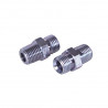 2 Nipples fioul - M1/4 conique x M3/8