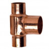 Té réduit cuivre Femelle / Femelle / Femelle 90° - Diamètre 14x16x12 - Thermador