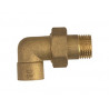 Coude laiton F/C 92GCU D215 Femelle 3/8 - Diamètre 12 mm