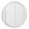 Enjoliveur blanc double - Céliane - 68002