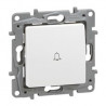 LEGRAND Poussoir porte-étiquette niloé - 6 a - 250 v~ - no-nf - pur/lin