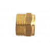 Mamelon laiton brut M/F brut - Dimension 12x8