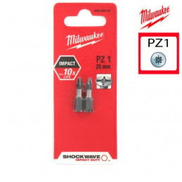 MILWAUKEE 2 embouts PZ1 -...