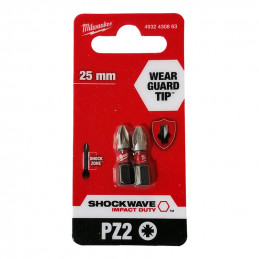 MILWAUKEE 25 embouts PZ2 -...