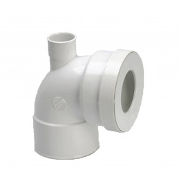 Pipe courte WC 90° Ø 100 -...