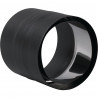 Raccord anti-bistre - noir mat - 153 mm