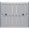 Grille aluminium réglable - Dimension 250x168