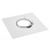 Plaque de propreté Blanc 40 x 40 -125 mm