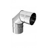 Coude équerre 90° Inox 304 - Diamètre 180 mm - TEN