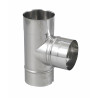 Té équerre Inox 304 - Diam 125 mm - TEN
