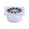Bonde de sol 100X100 abs chrome - 4621