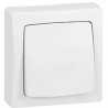 Interrupteur va-et-vient appareillage saillie complet - blanc