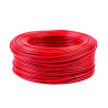 Fil électrique HO7VU 2.5mm² Rouge - Longueur 100M