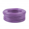 Fil électrique HO7VU 1.5mm² Violet - Longueur 100M