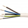Câble souple domestique gris - 5G1,5 mm² - ( Prix au mètre )