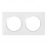 DOOXIE PLAQUE 2 POSTES BLANC - 600802