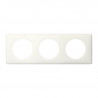 PLAQUE CELIANE BLANC 3 POSTES - 066633