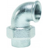 Coude union FF galva - Dimension 33x42 - 96-7V