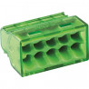 50 Borne de connexion MINI 10 entrées - Couleur Vert