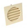 Grille extérieure Sable - D 125 mm