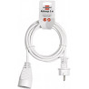RALLONGE 3 metres HO5VV-F 3G1.5 blanc 1168431