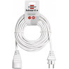 RALLONGE 10M HO5VV-F 3G1.5 blanc 1168461